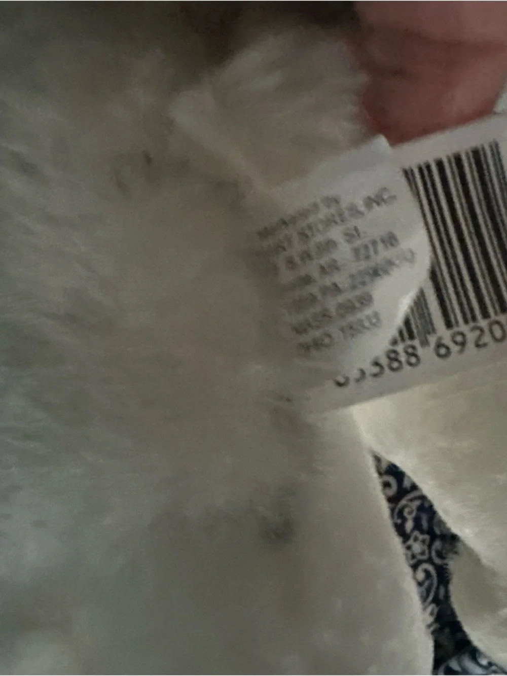 Siberian Husky dog toy with blue eyes and a happy open mouth showing its tongue